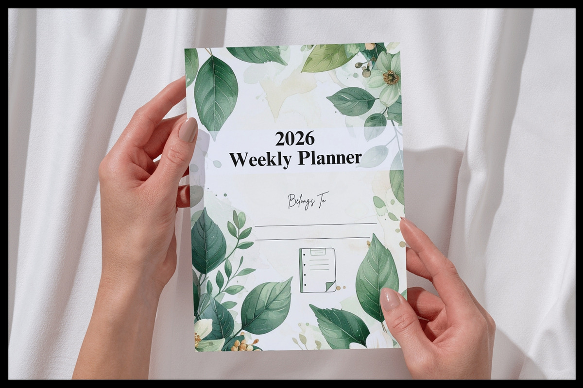 2026 Weekly Planner, a Stationery Template by Designmela01 (Photo 7 of 7)