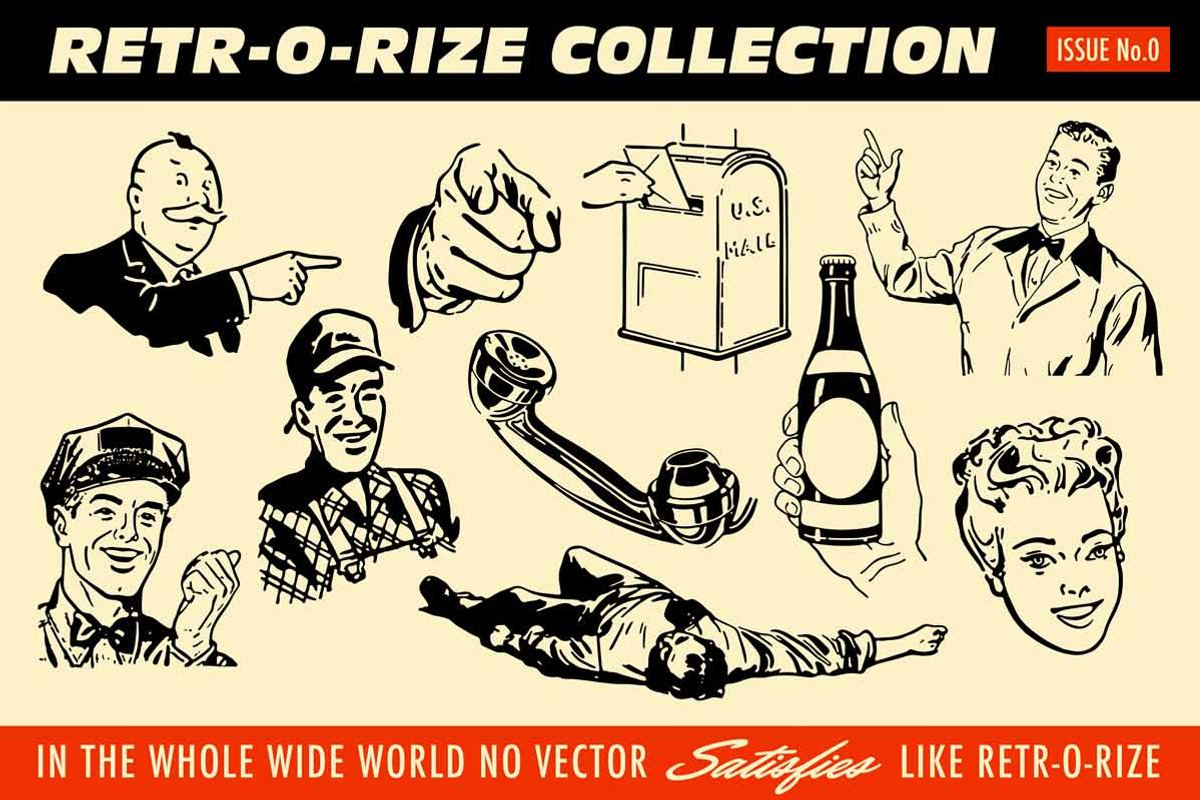 Retr-o-rize Collection - Issue #0, an Illustration by Thundr Co. (Photo 3 of 4)