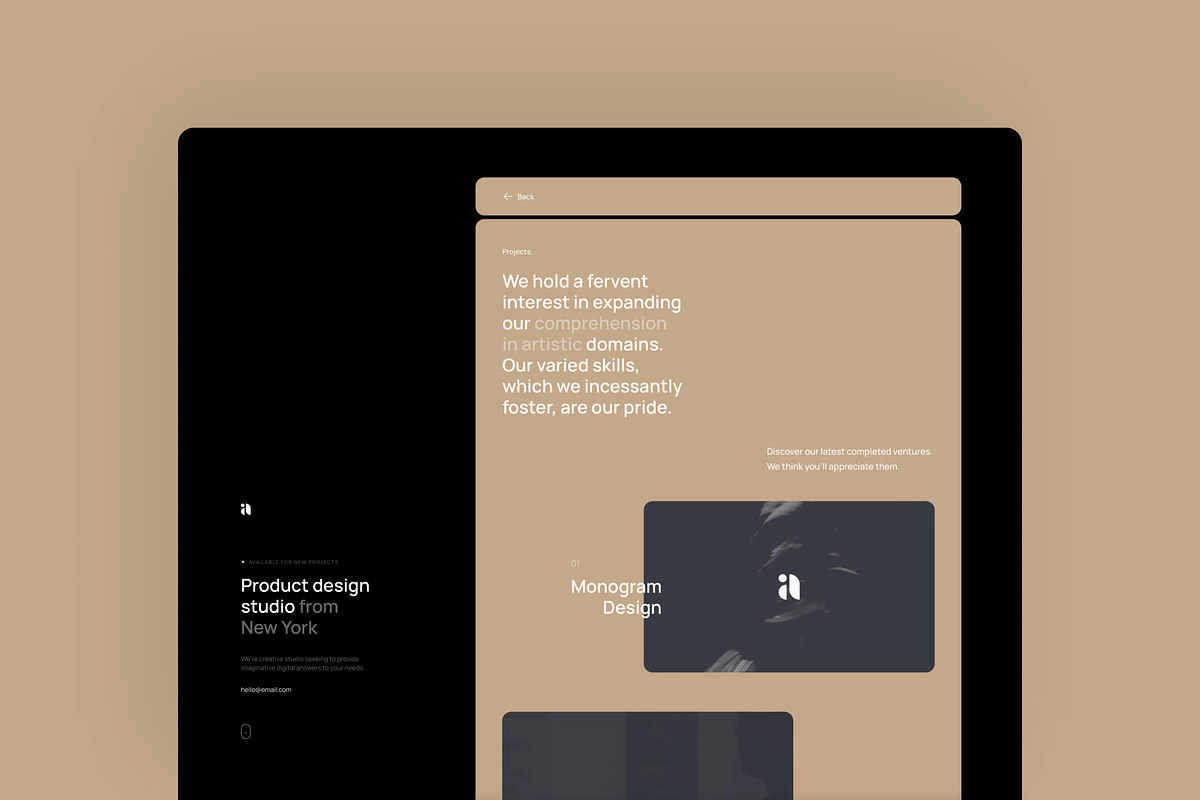 Penna - Creative Portfolio Framer, a Landing Page Template by CocoBasicThemes (Photo 3 of 4)