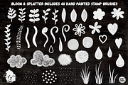 Earthy Stamp Brushes - Procreate, a Brush Add-On by INKY STAMP BRUSHES (Thumbnail 2 of 10)