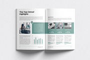 Annual Report Template, a Brochure Template by DesignCrest (Thumbnail 7 of 14)