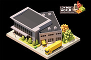 Vector isometric world map elements, an Object Illustration by tele52 (Thumbnail 23 of 39)