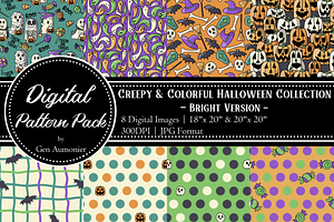 Creepy Colorful Halloween - Bright