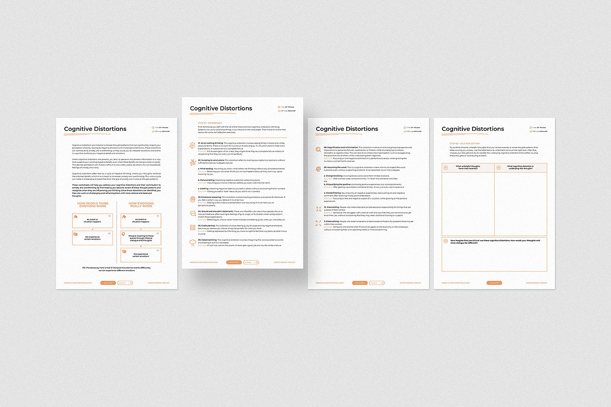 Overthinking and Anxiety Toolkit, a Templates & Theme by AndrewPixel (Photo 12 of 17)