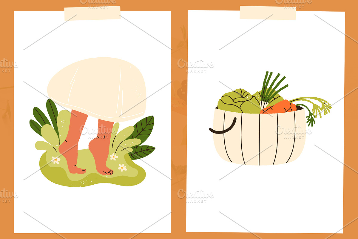 Cottagecore elements collection, a Seasonal Illustration by Annie Birdie (Photo 4 of 7)