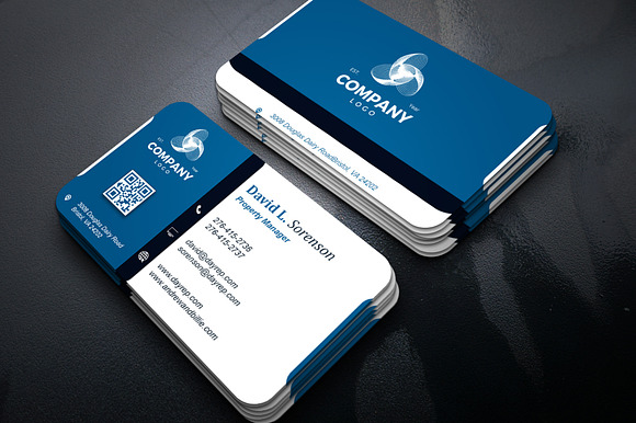 Classic Real Estate Card PSD preview 6