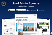 Luminara - Real Estate Agency, a Landing Page Template by SLAB! Design (Thumbnail 1 of 5)
