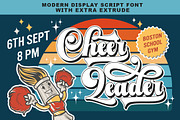 Malistia - Retro Font & Extrude., a Script Font by IM Studio (Thumbnail 4 of 7)