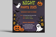 Halloween Party Flyer Template, a Flyer Template by MightyDesign (Thumbnail 5 of 8)