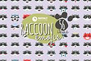 Raccoon Emojis, an Emoji Icon by NatBurger (Thumbnail 1 of 4)