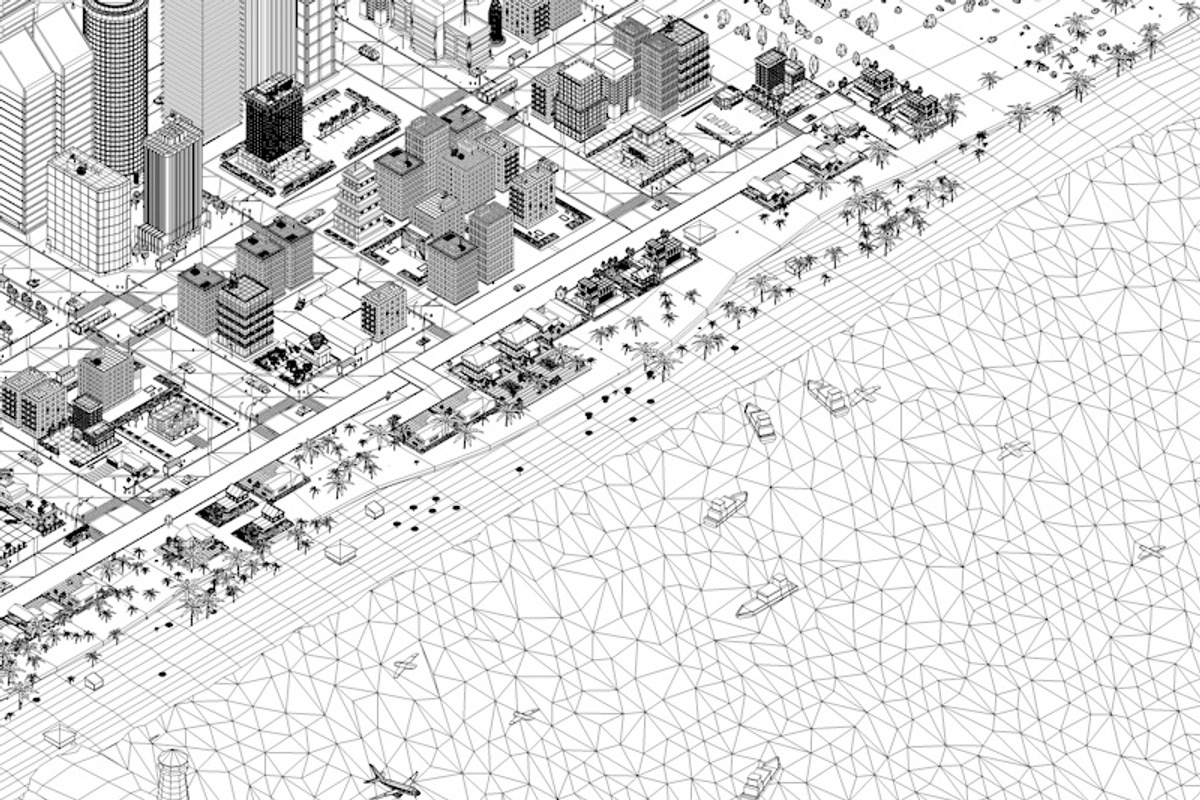 Low Poly Megapolis Premium Pack, an Architecture 3D Model by Anton Moek (Photo 12 of 14)