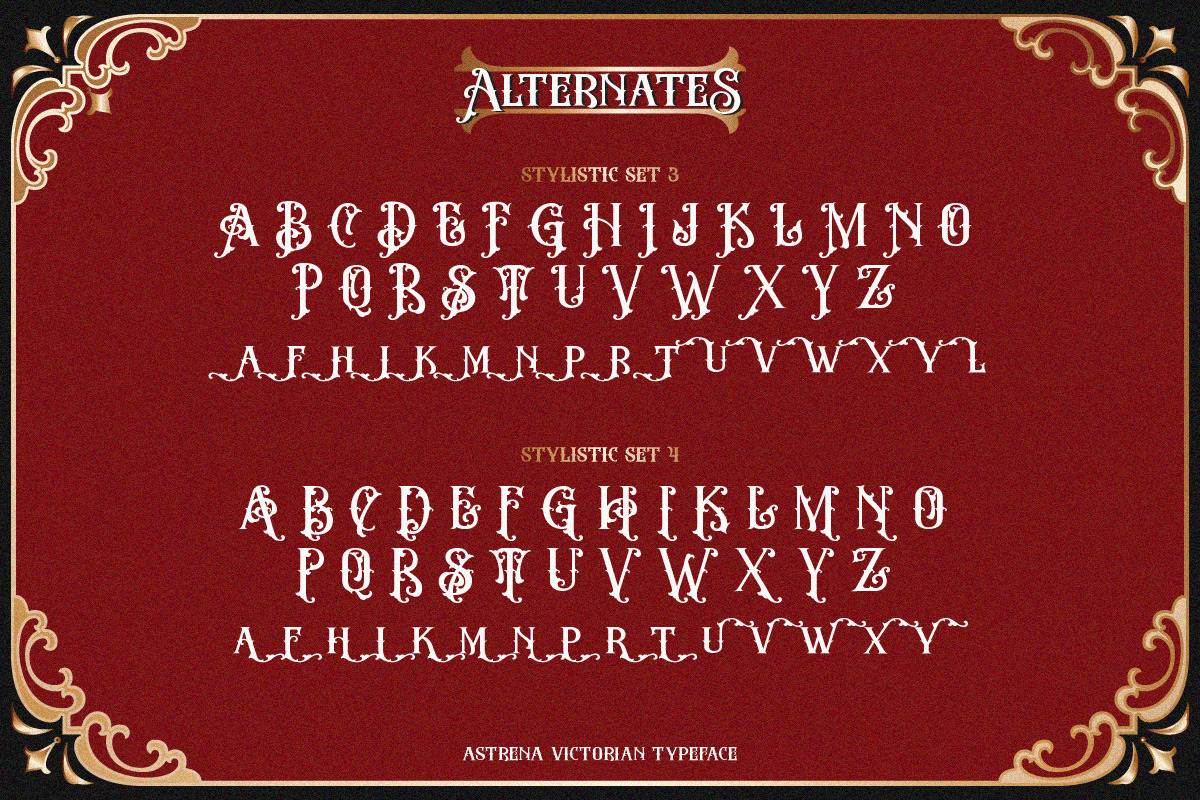 Astrena | Display Typeface, a Blackletter Font by Pentagonistudio (Photo 11 of 15)
