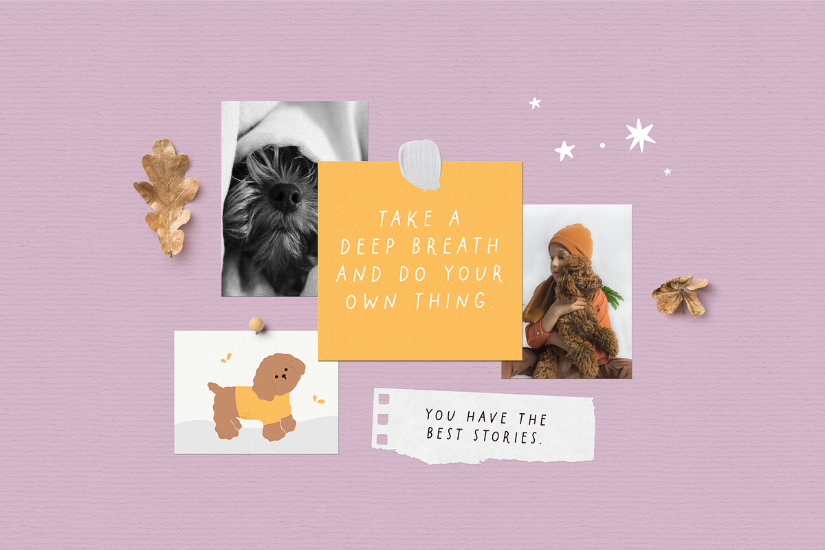 Little poodle | Sweet font, a Font by JuliaVolkova (Photo 2 of 9)