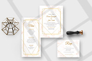 Golden Marble Wedding Suite, an Invitation Template by Design with Qurat (Thumbnail 3 of 4)