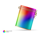 Tin Jar With Locking Lid Mockup, a Cups & Container Mockup by Ram Studio LLC (Thumbnail 7 of 14)