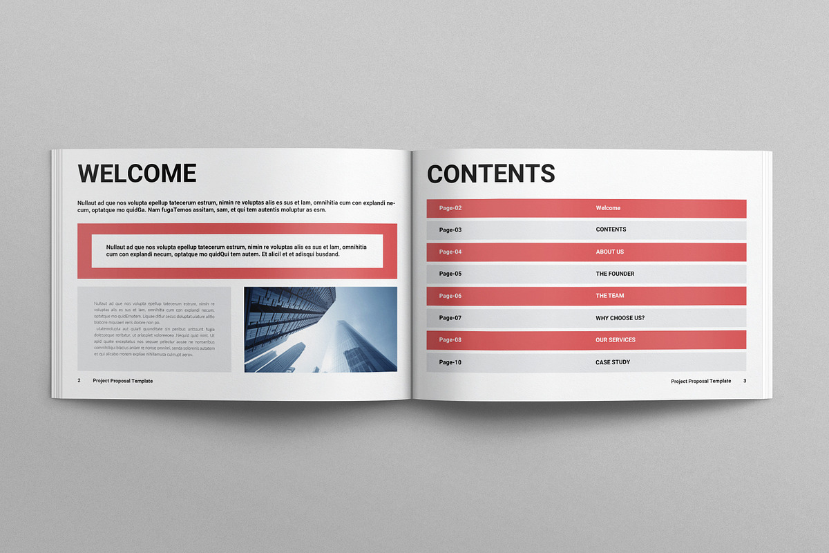 Project Proposal Template Landscape, a Brochure Template by E-Type (Photo 2 of 8)