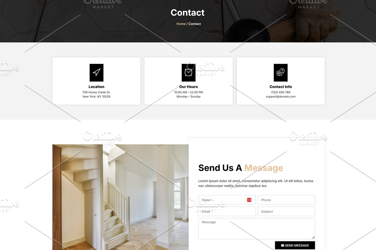 Flooring & Paving Products Elementor, a WordPress Template by HasnainDEV (Photo 5 of 5)