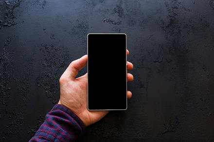 man holding smartphone mockup, a Technology Photo by itakdalee