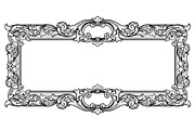 Vintage Rectangle Frame SVG Bundle, an Illustration by Designs_River (Thumbnail 14 of 31)