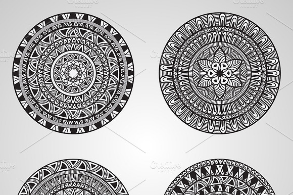 Vector Mandala Set