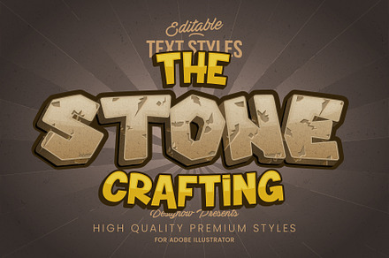 Stone Text Style