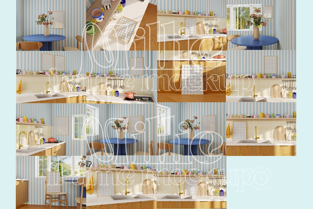 MILLIE | Kitchen Frame Mockup Set, a Household Mockup by SoleilHomeMockups (Photo 12 of 12)