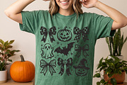 Halloween Coquette Bow PNG,, a Seasonal Illustration by Libby Wishes (Thumbnail 2 of 3)