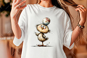 Whimsical Easter Chick Clipart, an Illustration by OK Design (Thumbnail 4 of 6)
