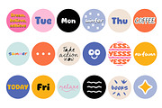 Dopamine Daily Planner Stickers, an Object Graphic by Zeukaa (Thumbnail 6 of 11)