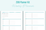 Printable Planner Kit for 2018, a Stationery Template by MOD (Thumbnail 4 of 5)
