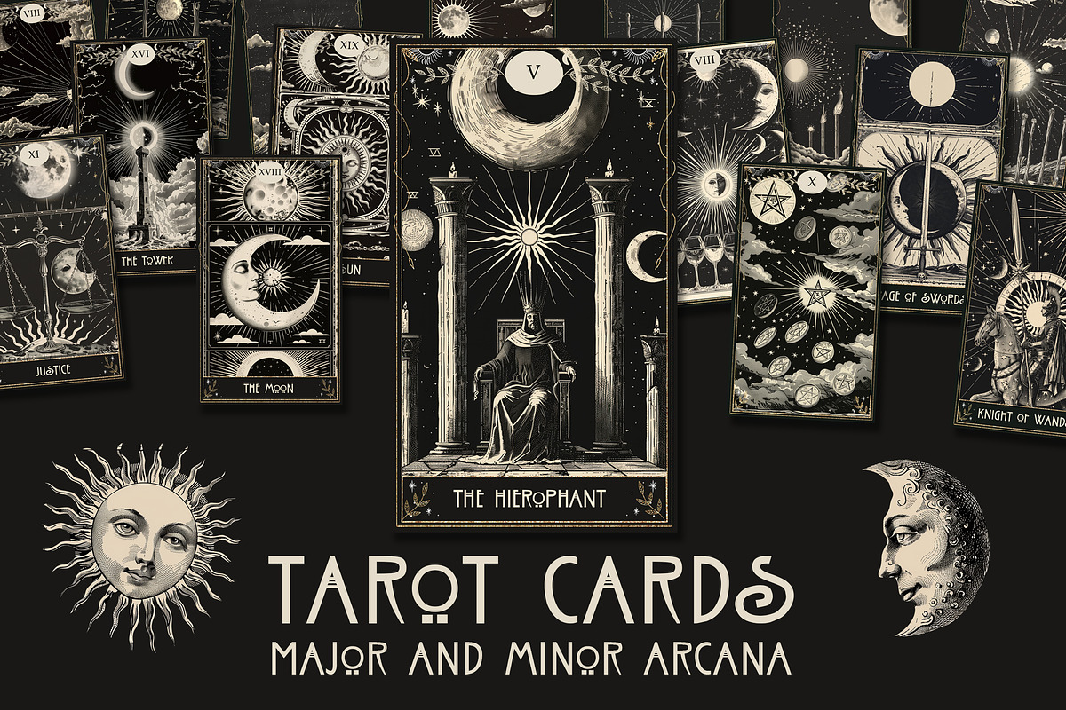 Tarot cards. Major and minor arcana, a Decorative Illustration by Chikovnaya (Photo 1 of 5)