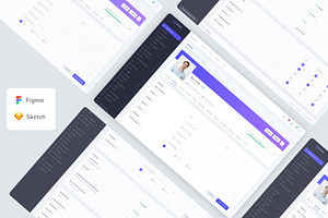 User Profile Settings Admin UI Kit