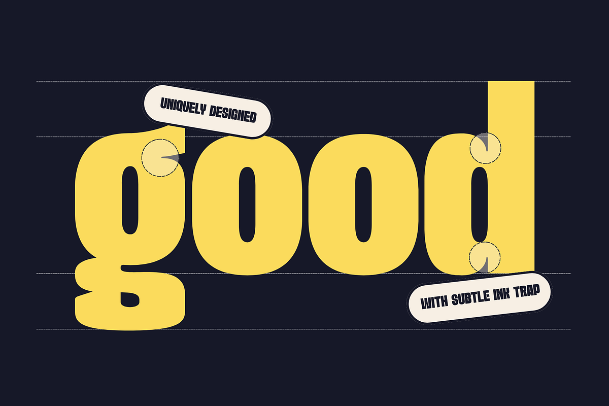 Goola Modern - Bold Extrude Font, a Sans Serif Font by Nirmana Visual (Photo 3 of 15)