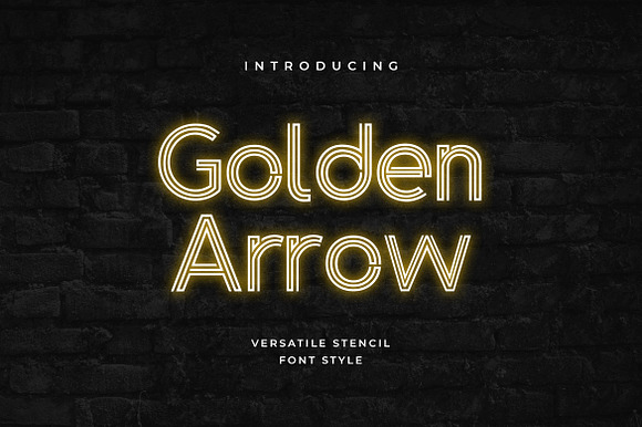 Golden Arrow Classy Modern Geometric preview 7