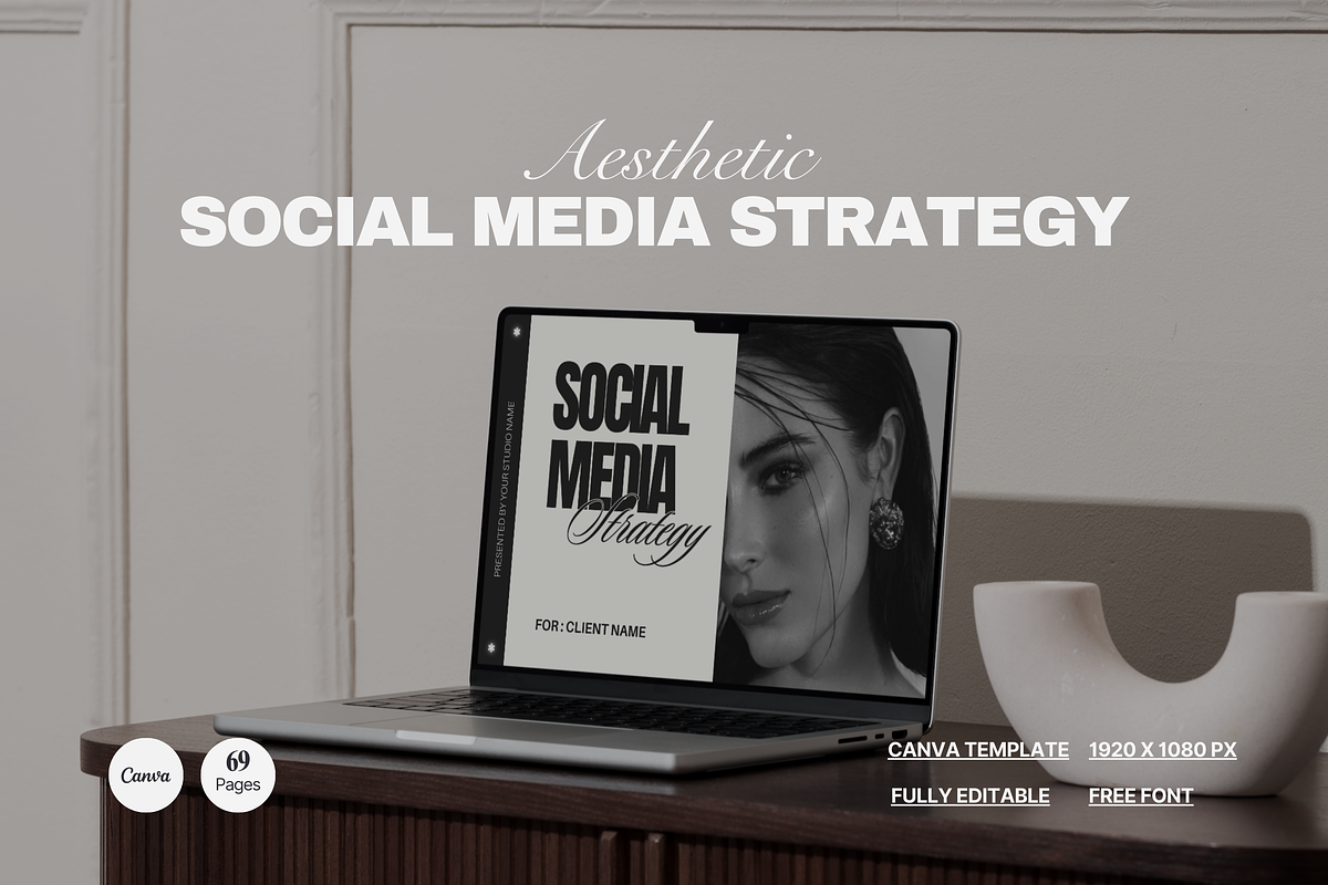 Social Media Strategy Template, a Marketing Template by My Template Studio (Photo 1 of 17)