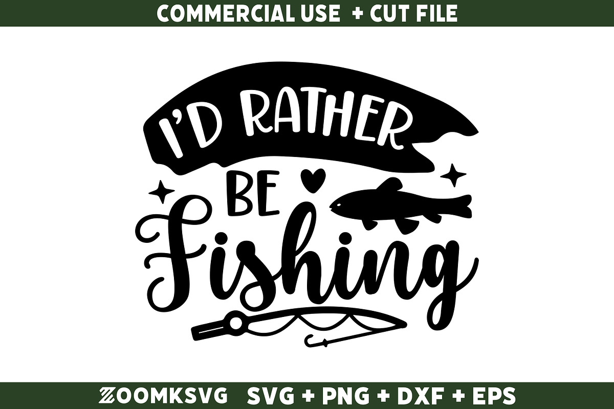 Fishing SVG Bundle 20 Designs, an Illustration by ZoomkSVG (Photo 16 of 41)