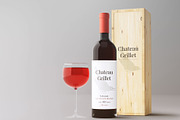 Wine Bottle Mockup Kit, a Merchandise Mockup by PSD Market (Thumbnail 5 of 16)