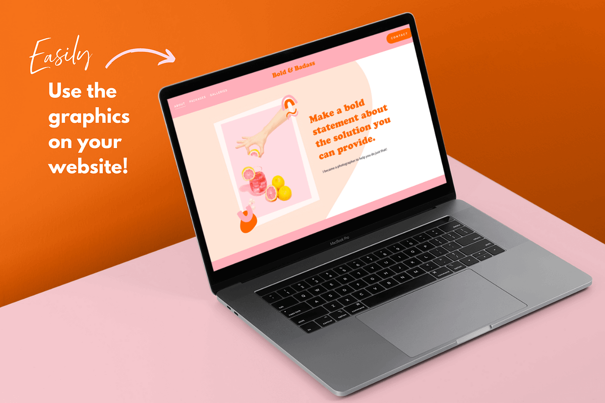 Bold logo design, Canva Branding Kit, a Branding & Logo Template by Kurly Creative (Photo 8 of 12)