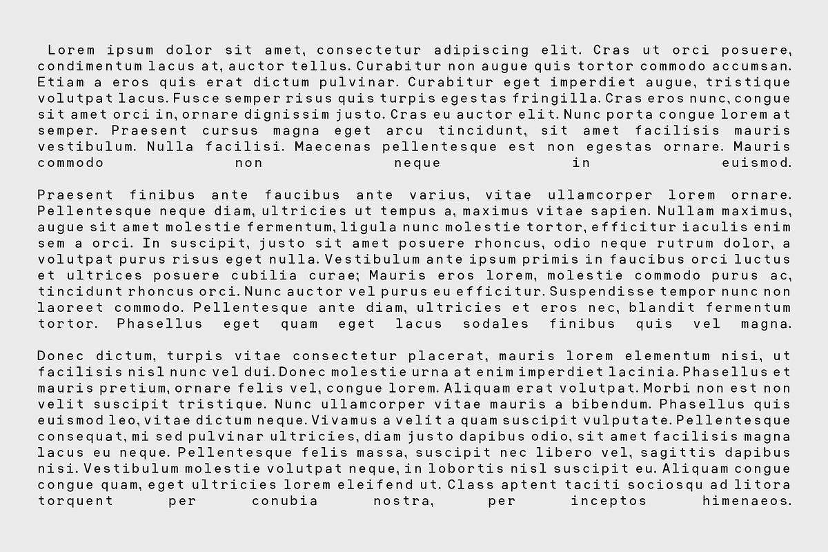Monelix - Monospaced Sans Serif, a Sans Serif Font by Indotype Foundry (Photo 3 of 10)