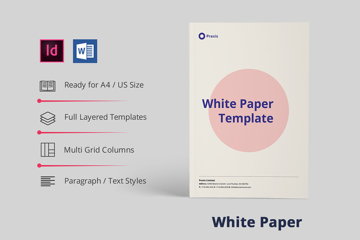White Paper Template, a Brochure Template by azadcsstune (Photo 1 of 13)