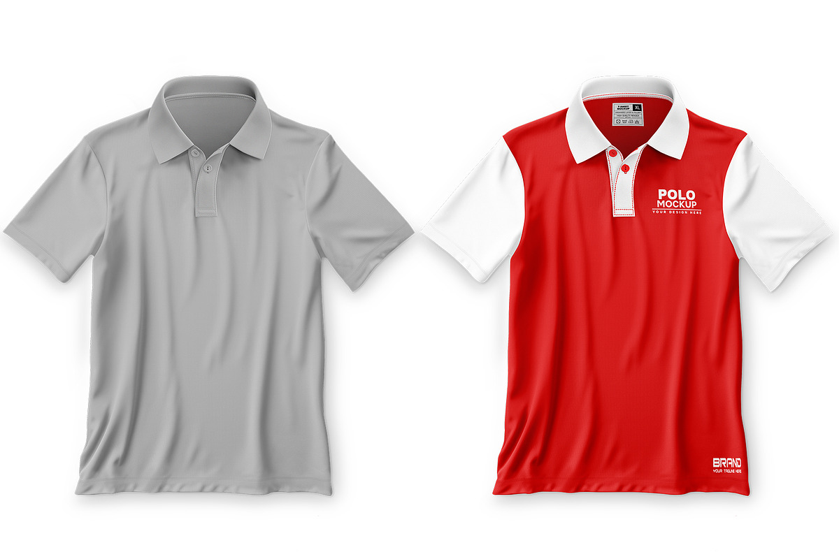 Polo T-Shirt Mockup, a Shirt Mockup by Designbuys