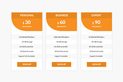 Clean Pricing Tables, a Templates & Theme by Youme Techworld (Thumbnail 6 of 6)