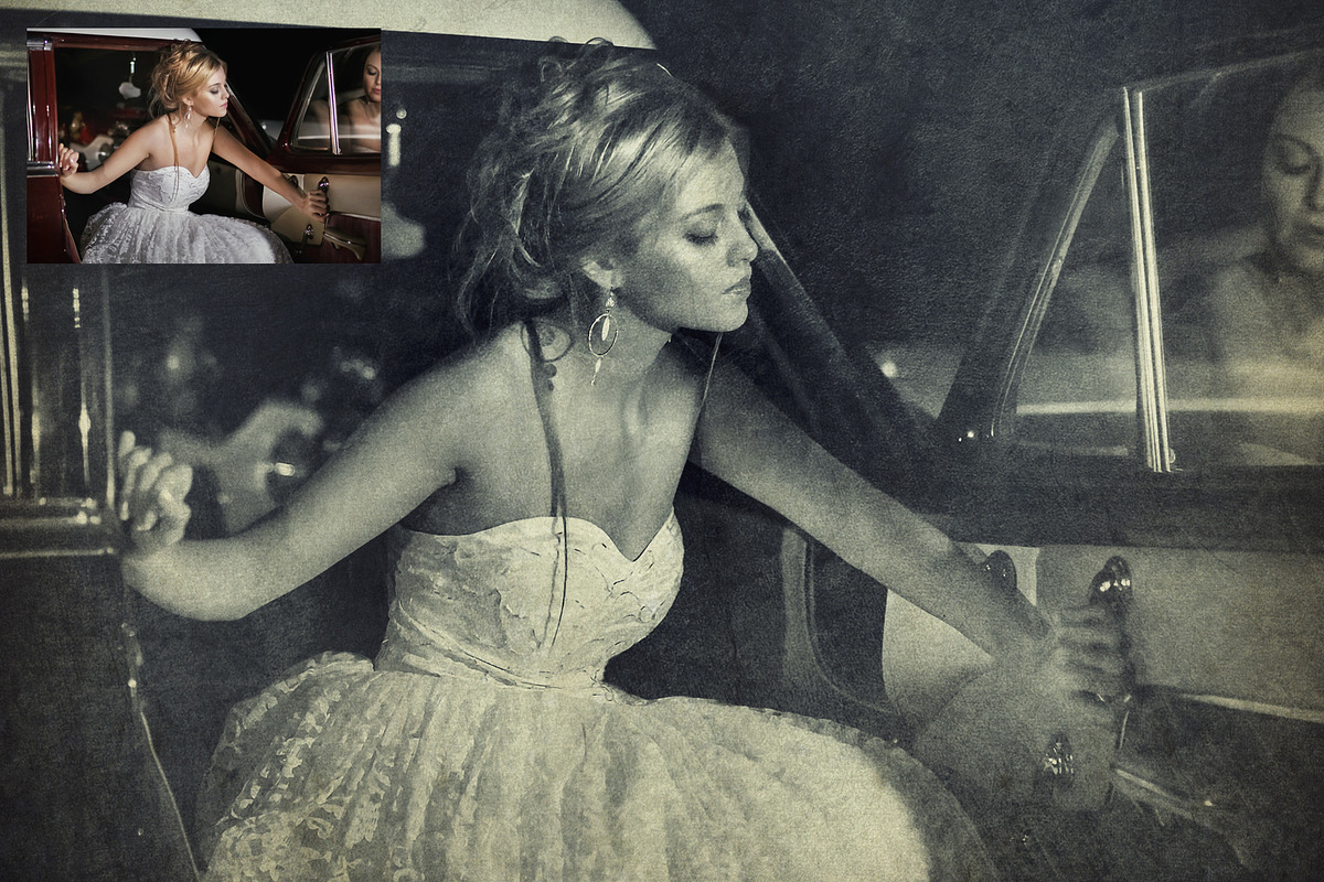 Vintage Old Photo Effect, a Brushes & More by Creativetacos (Photo 4 of 6)