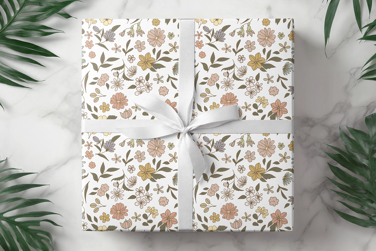 Cottage Blossoms Seamless Pattern, a Pattern Graphic by OwlAndFern (Photo 5 of 15)