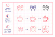 Mega Bundle Vol 1 Line Icons, an Outline Icon by Made by Made (Thumbnail 6 of 10)