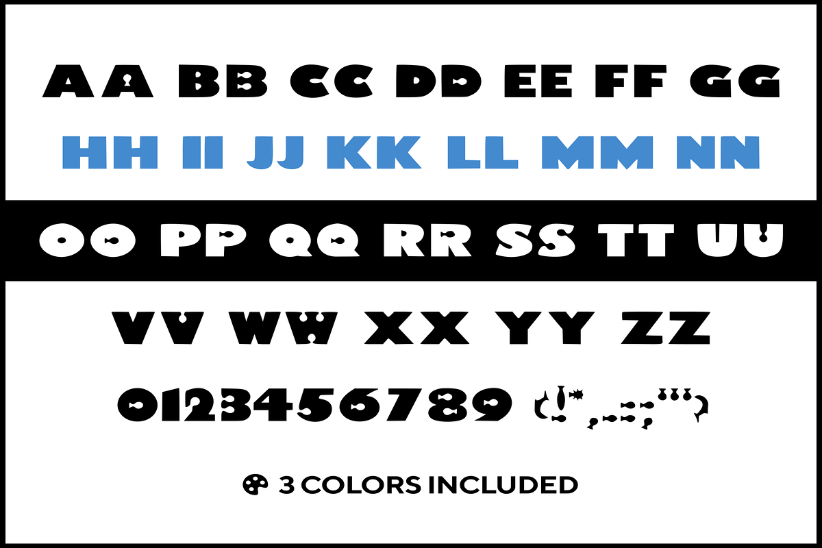 Fish Font Svg Png Pdf Dxf Alphabet, an Object Graphic by Custom Fonts ...