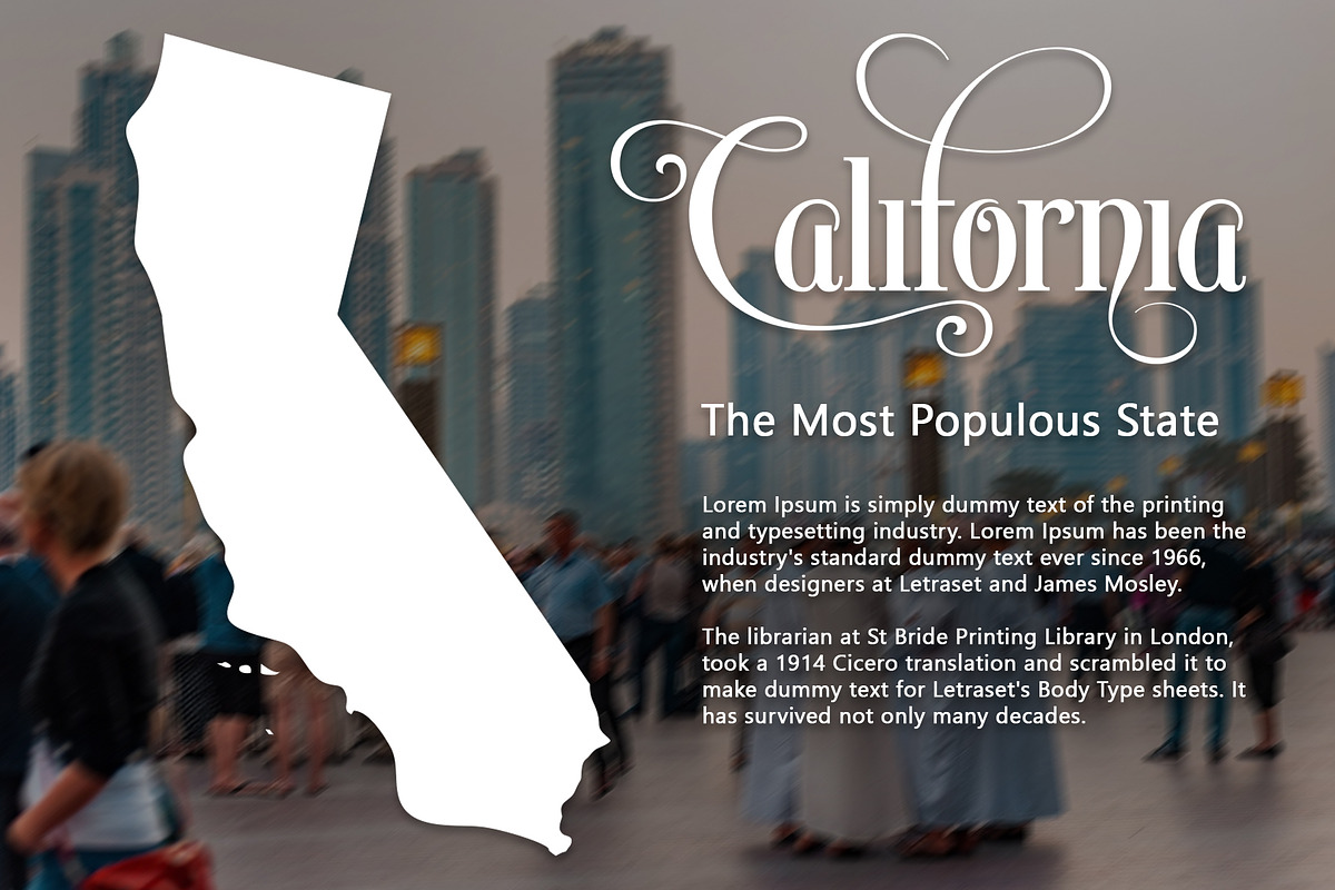States Maps + Typography of USA, an Object Graphic by ArtFusion (Photo 4 of 5)