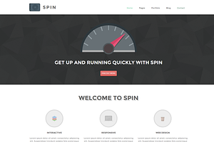 SPIN - Responsive HTML Template