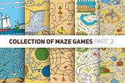 Maze Games. New Collection, an Education Illustration by DeepFuze (Thumbnail 1 of 7)