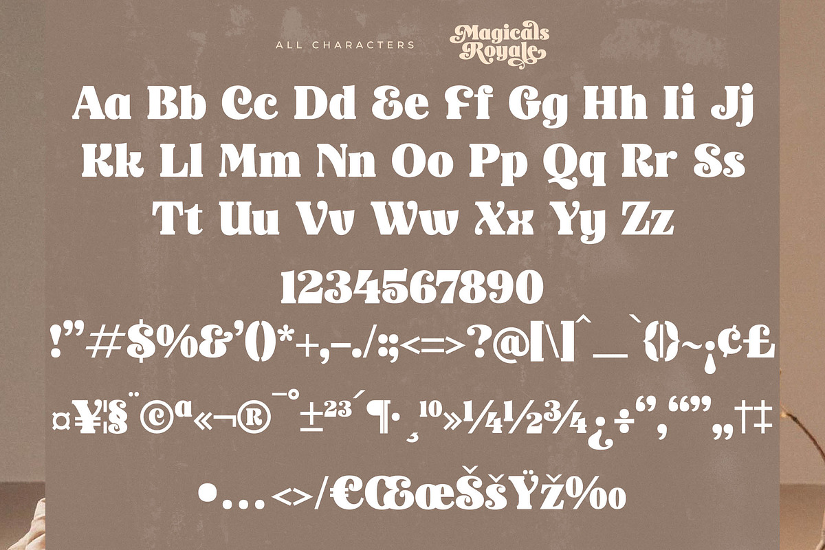 Magicals Royale Modern Vintage Font, a Serif Font by timelesstype.co (Photo 18 of 20)
